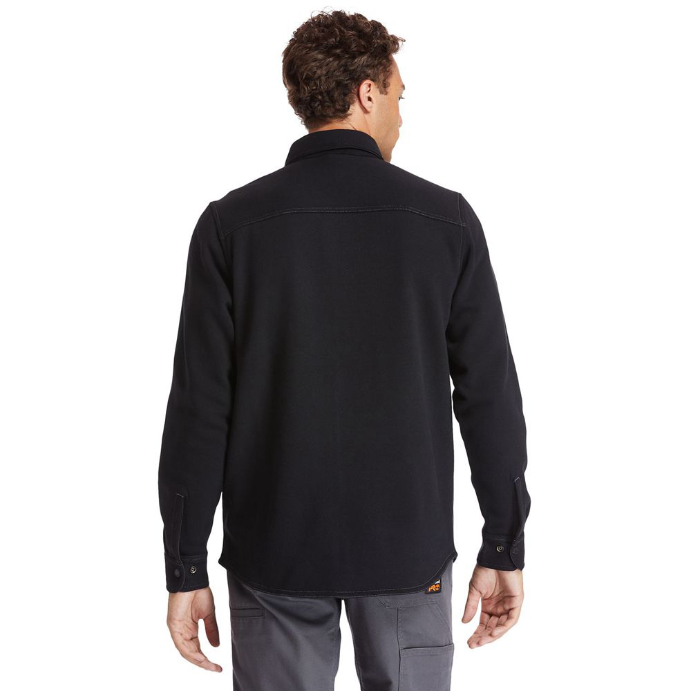 Timberland Mens Sweatshirts PRO® Mill River Fleece - Black - India EN9536487